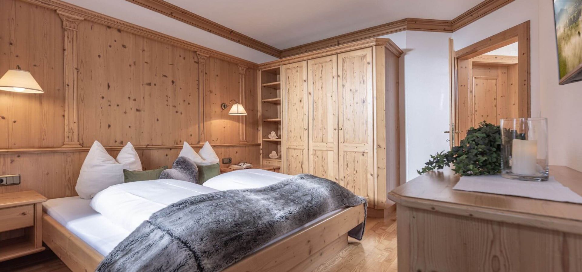 Gemütliches Doppelbett - Appartement Naturjuwel in Alpbach